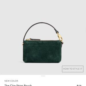 Madewell The Clip-Strap Pouch NWT